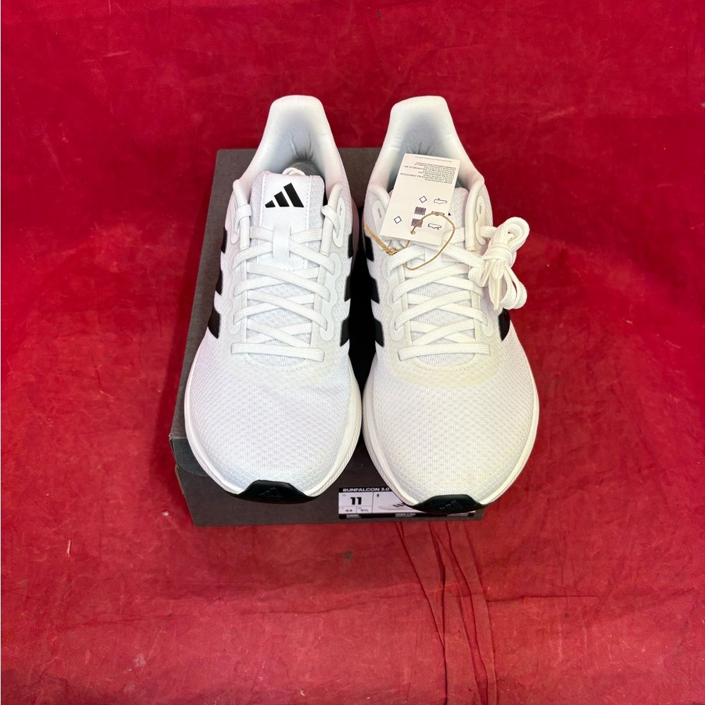 Adidas Shoes/Sneakers: Runfalcon 3.0 W Black White Women’s Size 11 - Picture 4 of 7